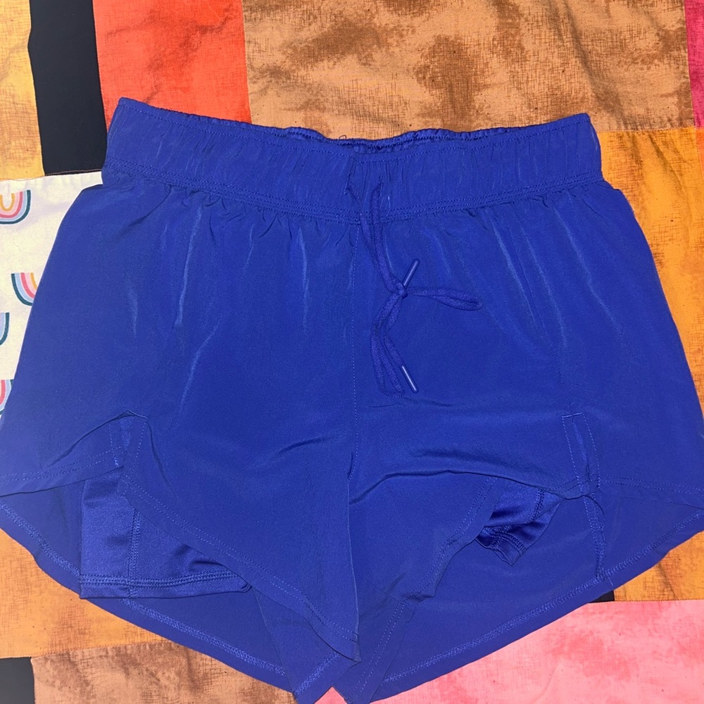 Women's Blue Athletic Shorts